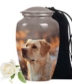 Golden Labrador Custom Funeral Urn For Ashes