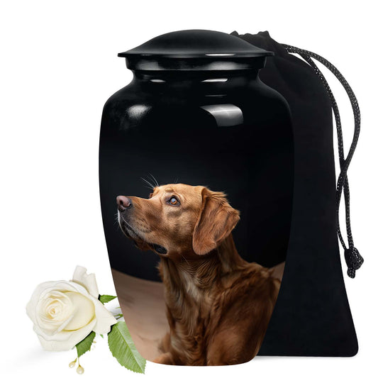 Golden Retriever Customized Cremation Urn For Dog Ashes