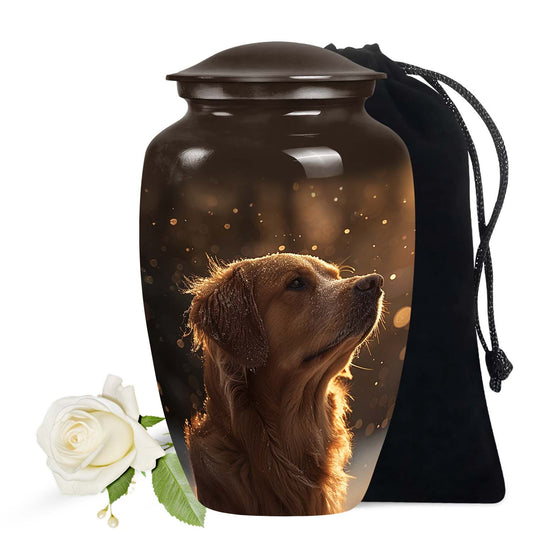 Golden Retriever Keepsake Cremation Urn For Ashes