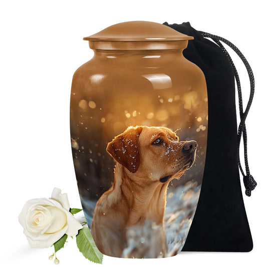 Golden Labrador Personalized Cremation Urn