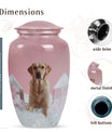 Golden Sunset Labrador Pet Cremation Urn For Ashes