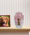 Golden Sunset Labrador Pet Cremation Urn For Ashes