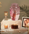 Brown Shepherd Dog Pet Cremation Urn for Ashes