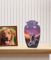 Labrador Dog Sunset Memorial Container For Ashes