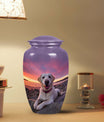 Labrador Dog Sunset Memorial Container For Ashes