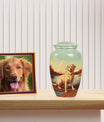 Lakeside Sunset Labrador Retriever Memorial Urn