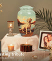 Lakeside Sunset Labrador Retriever Memorial Urn