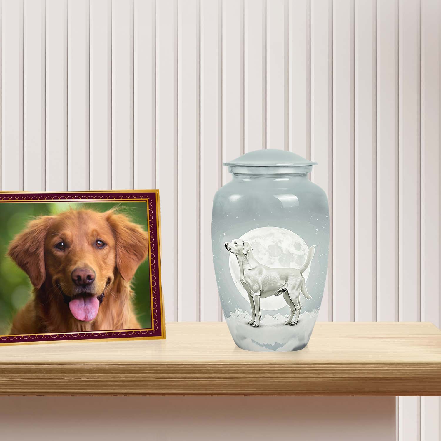 Moonlit Labrador Retriever Urn, Customized