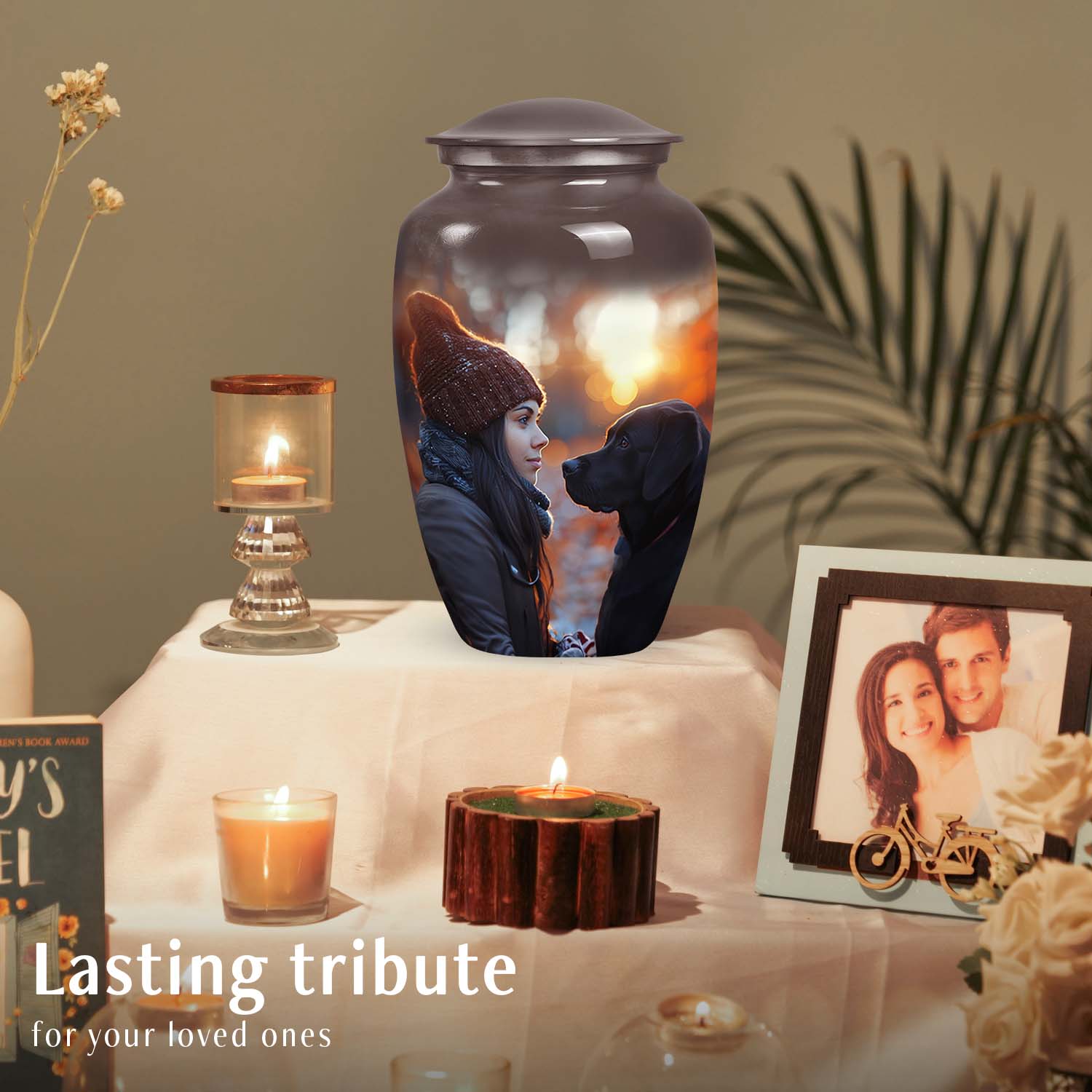 Bond Sunset Tribute Urn - Handcrafted Pet Memorial Urn