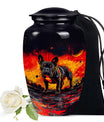 French Bulldog Sunset Blaze Tribute Urn Dog Memorial