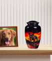 French Bulldog Sunset Blaze Tribute Urn Dog Memorial