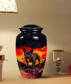 French Bulldog Sunset Blaze Tribute Urn Dog Memorial