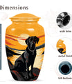 Golden Labrador Dog Pet Cremation Urn For Remains
