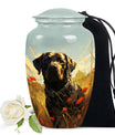 Black Labrador Burial Dog Pet Cremation Urn