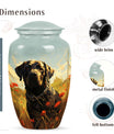 Black Labrador Burial Dog Pet Cremation Urn