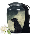 Black Labrador Dog Cremation Keepsake Pet Urn