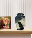 Black Labrador Dog Cremation Keepsake Pet Urn