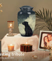 Black Labrador Dog Cremation Keepsake Pet Urn