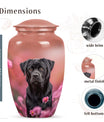 Black Labrador Cremation Urn for Pet Dog Ashes