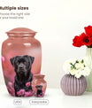 Black Labrador Cremation Urn for Pet Dog Ashes