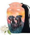 Rottweiler Dog Funeral Memorial Urn for Ashes