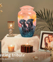 Rottweiler Dog Funeral Memorial Urn for Ashes