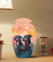 Rottweiler Dog Funeral Memorial Urn for Ashes