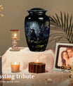 Rottweiler Dog Memorial Customize Cremation Urn