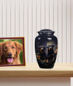 Double Rottweiler Dog Urn for Pet Ashes