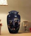 Double Rottweiler Dog Urn for Pet Ashes