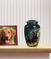 Double Rottweiler Pet Mini Urn for Ashes