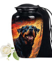 Rottweiler Dog Cremation Urn for Ashes Memorial urn