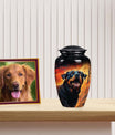 Rottweiler Dog Cremation Urn for Ashes Memorial urn