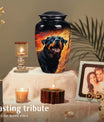 Rottweiler Dog Cremation Urn for Ashes Memorial urn