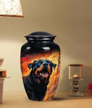 Rottweiler Dog Cremation Urn for Ashes Memorial urn