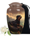 Mountain Ridge Rottweiler Pet Cremation Urn For Dog