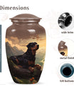 Mountain Ridge Rottweiler Pet Cremation Urn For Dog