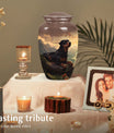 Mountain Ridge Rottweiler Pet Cremation Urn For Dog