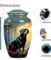 Rottweiler Dog Cremation Urn for Pet Ashes