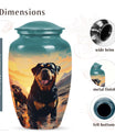 Rottweiler Dog Pet Cremation Urn for Ashes Memorial Urn