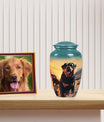 Rottweiler Dog Pet Cremation Urn for Ashes Memorial Urn