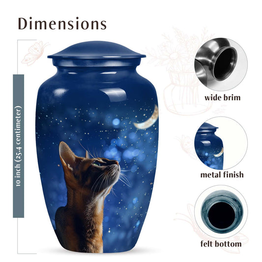 Bengal Cat Cremation Urn for Ashes Small Keepsake