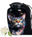 Tabby Cat Pet Cremation Urn for Ashes Memorial Urn