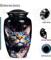 Tabby Cat Pet Cremation Urn for Ashes Memorial Urn