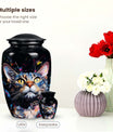 Tabby Cat Pet Cremation Urn for Ashes Memorial Urn