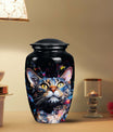 Tabby Cat Pet Cremation Urn for Ashes Memorial Urn