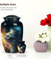 Glowing Cat Keepsake Urn, Memorial for Pet Ashes