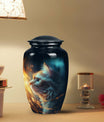 Glowing Cat Keepsake Urn, Memorial for Pet Ashes